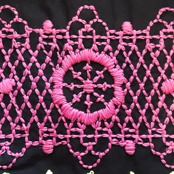 P.A.R.O.S.H Black Embroidered Stunning Sk - Picture 7 of 8